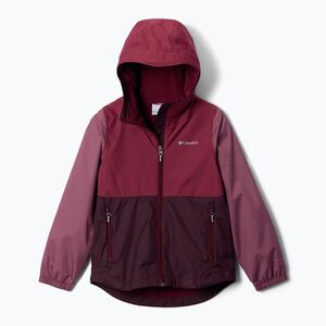 Gyermek esőkabát Columbia Rainy Trails III Fleece Lined moonvista/rich wine/antique mauve (Rainy Trails III Fleece Lined 2154911607) kép