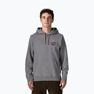 Férfi pulóver Patagonia Great Waves Uprisal Hoody gravel heather (Great Waves Uprisal Hoody 39739) kép