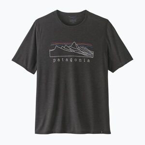 Férfi póló Patagonia Cap Cool Trail Stratapeaks ink black (Cap Cool Trail Stratapeaks 23721) kép