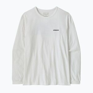 Női hosszú ujjú póló Patagonia P-6 Logo Responsibili-Tee LS fiber white (P-6 Logo Responsibili-Tee 37603) kép