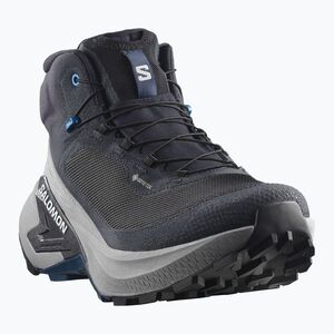 Férfi kirándulócipők Salomon Genesis Mid GTX dark navy/spellbound (Genesis Mid GTX L45409300) kép