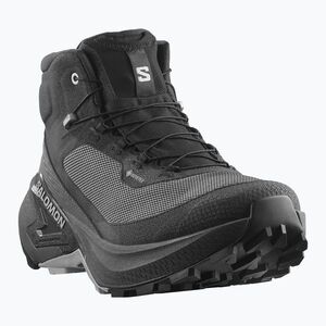 Férfi kirándulócipők Salomon Genesis Mid GTX black/asphalt (Genesis Mid GTX L45409100) kép