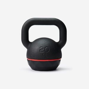 Domyos Kettlebell, részben újrahasznosított öntöttvas, gumírozott, 20 kg kép