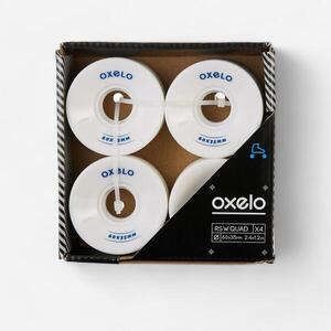Oxelo Quad görkorcsolya kerék 60 mm, 82A, 4 db, fehér kép