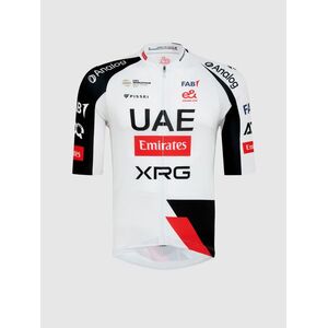 PISSEI Rövid ujjú kerékpáros mez - UAE TEAM EMIRATES - XRG 2026 REPLICA - fehér/fekete/piros kép