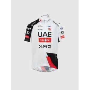 PISSEI Rövid ujjú kerékpáros mez - UAE TEAM EMIRATES - XRG 2026 REPLICA JUNIOR - fehér/fekete/piros kép