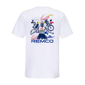 RED BULL Rövid ujjú kerékpáros póló - REMCO - fehér kép