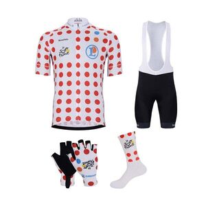 BONAVELO Kerékpáros mega szett - TOUR DE FRANCE 2025 - piros/fekete/fehér kép