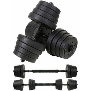 Funfit állítható 30kg Súlyzó szett 2x15kg - fekete kép