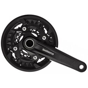 Shimano DEORE FC-MT500 beépített hajtókar 3 x 10 175 mm 40 x 30 x 22z sörétkosár nélkül, fedéllel kép