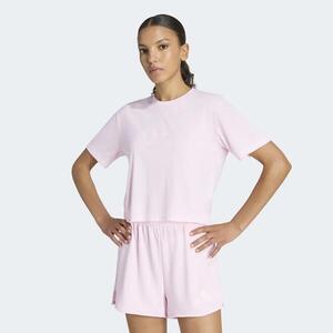 Adidas Női fitneszpóló, nyomott mintás kép