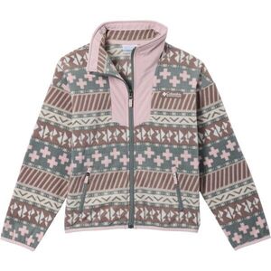 Columbia SEQUOIA GROVE PRINTED FULL ZIP FLEECE Gyerek fleece pulóver, szürke, méret kép