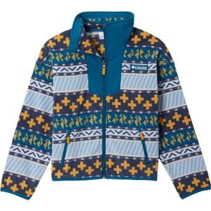 Columbia SEQUOIA GROVE PRINTED FULL ZIP FLEECE Gyerek fleece pulóver, kék, méret kép