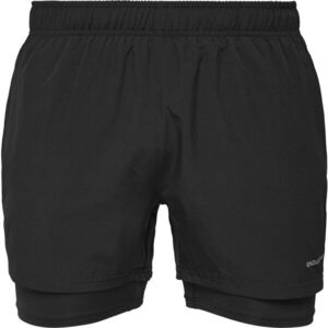 ENDURANCE KROS M 2-IN-1 Férfi futóshort, fekete, méret kép