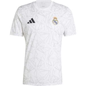 adidas REAL MADRID PRE-MATCH Férfi futball felső, fehér, méret XXL kép