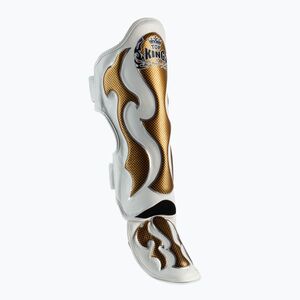 Top King Empower lábszár- és lábfejvédők fehér TKSGEM-01-WH-GD-L (Empower TKSGEM-01-WH-GD) kép