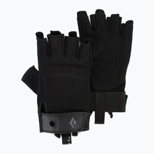 Black Diamond hegymászó kesztyű Crag Half-Finger fekete BD8018640002XS (Crag Half-Finger BD8018640002XS) kép