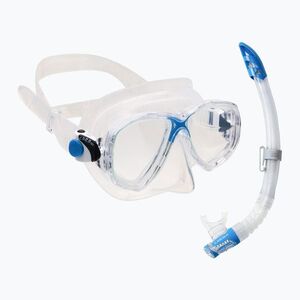 Búvárszett Cressi Marea + Gamma maszk + snorkel kék/színtelen DM1000052 (Marea + Mexico Pro DM1000052) kép