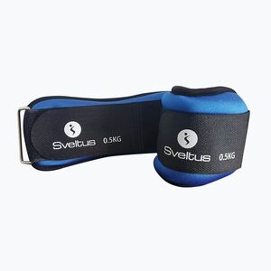 Boka- és csuklósúlyok 0, 5 kg 2 db. Sveltus Súlyozott mandzsetta tengerészkék 0940 (Weighted Cuff 0940) kép