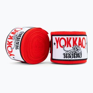 YOKKAO Prémium bokszkötszerek piros HW-2-2 (Premium Handwraps HW-2-2) kép