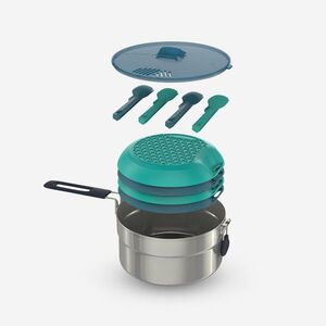 Quechua Edénykészlet, inox, 4 személyes, 2, 4 l - MH100 kép