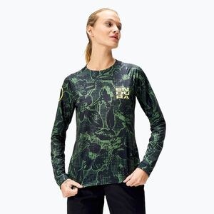 Női kerékpáros hosszú ujjú Endura Virágos Ltd W fekete (Floral Ltd W E6238BK) kép