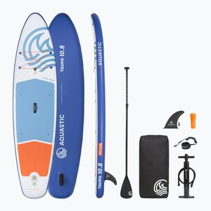 Taupo 10'8" allround kék felfújható AQUASTIC deszka szett SUP (Taupo 10'8" allround AQS-B6I003-BL) kép