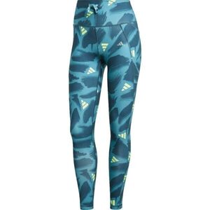 adidas RUN ESS AOP 7/8 Női leggings futáshoz, sötétzöld, méret kép
