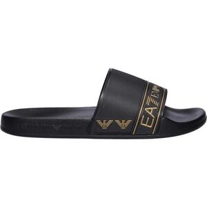 EA7 BEACHWEAR Uniszex papucs, fekete, méret kép
