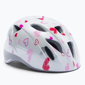 Gyermek kerékpáros sisak Alpina Ximo white hearts (Ximo A9711111) kép