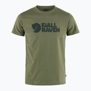 Férfi trekking póló Fjällräven Logo babér zöld (Logo F87310) kép