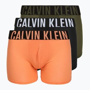 Férfi boxer nadrág Calvin Klein LV00NB4665 Boxer Brief black/olive night/orange frosting (Boxer Brief LV00NB46655EJ) kép