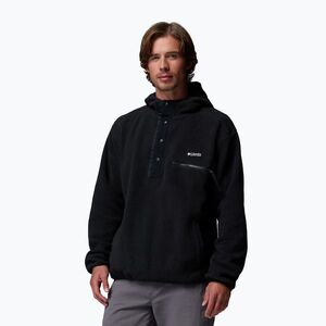 Férfi polár pulóver Columbia Helvetia II Hoodie Black (Helvetia II Hoodie 2173981010) kép
