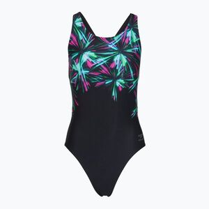 Női egyrészes fürdőruha Speedo FL Placement Printed Powerback firework burst/black (FL Placement Printed Powerback 8-005325003) kép