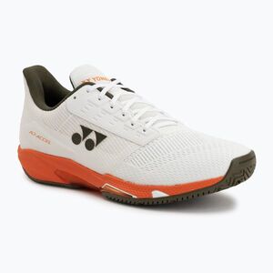 Férfi teniszcipő YONEX Power Cushion Ad-Accel white/orange (Power Cushion Ad-Accel STMAA25WO41) kép