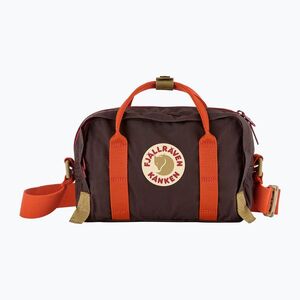 Övtáska Fjällräven Kanken Koncept 4 l black oak/rowan red (Kanken Koncept F23200434) kép