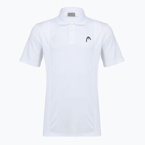 Férfi tenisz póló póló HEAD Club 25 Tech Polo fehér (Club 25 Tech Polo 811715) kép