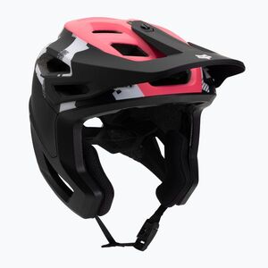 Fox Racing Dropframe Pro Digi Image fekete/fehér kerékpáros sisak (Dropframe Pro Digi Image 33472_018) kép