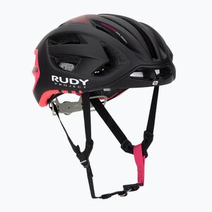 Rudy Project Egos fekete/rózsaszín fluo matt kerékpáros sisak (Egos HL780142) kép