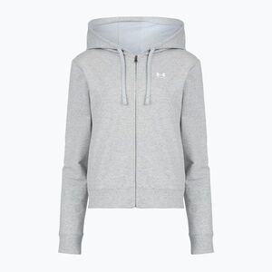 Női pulóver Under Armour Sport Terry FZ mod gray light heather/white (Sport Terry FZ 6011017-011) kép