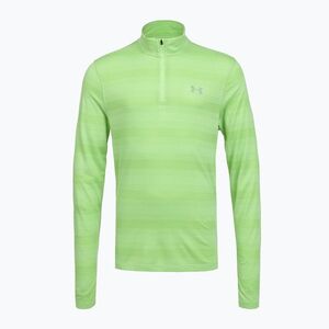 Férfi futó pulóver Under Armour Velociti 1/4 Zip lumos lime/white (Velociti 1/4 Zip 6010887-712) kép