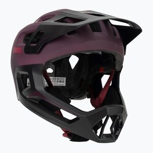 Gyermek kerékpáros sisak UVEX React Fullface Jr cranberry matt (React Fullface Jr 41/4/698/03/15) kép