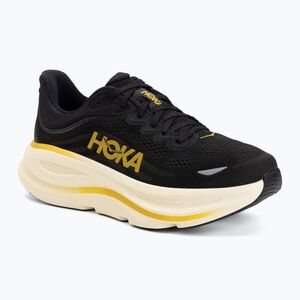 Férfi futócipők Hoka Bondi 9 carbon black/yellow gold (Bondi 9 1162011-CWG) kép