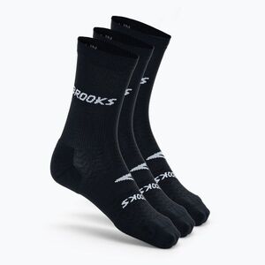 Futózokni Brooks Run-In Crew 3-Pack black (Run-In Crew 280538006.025) kép
