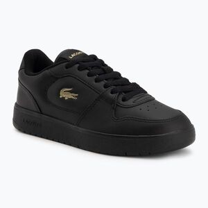 Női cipők Lacoste Court Ace Leather black/gold (Court Ace Leather 51SFA0160) kép
