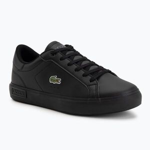 Gyermekcipő Lacoste Powercourt black/black (Powercourt 49SUJ0001) kép