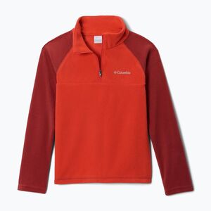 Gyerek polár pulóver Columbia Glacial Half Zip super sonic/red oxide (Glacial Half Zip 1557965846) kép