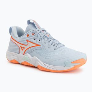 Női röplabda cipő Mizuno Wave Momentum Elite blue finch/white/lava orange (Wave Momentum Elite V1GC251284) kép