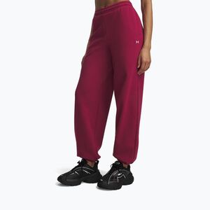 Női nadrág Under Armour Icon Fleece Gym Pant claret/white (Icon Fleece Gym 6013546-622) kép