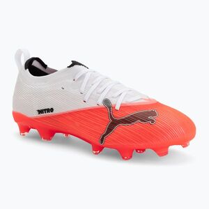 Gyermek focicipők Puma Ultra Nitro 7 Ultimate FG/AG Jr ultra red/puma black/puma white (Ultra Nitro 7 Ultimate FG/AG Jr 109158 01) kép